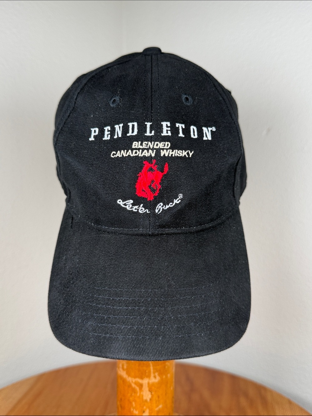 Pendleton Let’er Buck Cap Hat Black Red White